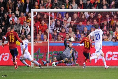 تعادل غير متوقع بين إسبانيا وفنلندا