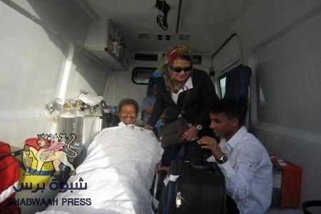 الجريح مزاحم يصل الى القاهرة للعلاج بعد تعرضة للاهانة والاهمال من مكتب البيض في بيروت