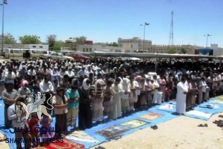 خطبتي وصلاة الجمعة في مخيم الشهيدين عتق
