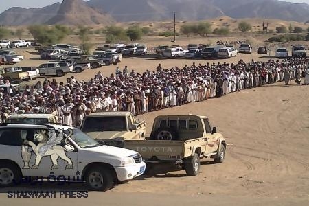 الافراج عن أبناء بيحان المعتقلين في عدن باستثناء سعيد صالح الحارثي