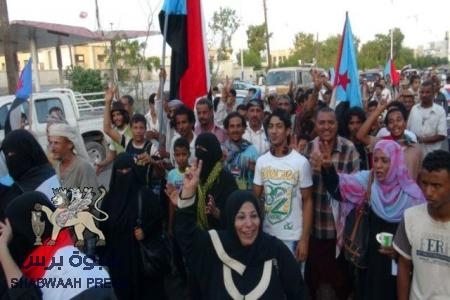 ندوة ومسيرة جنوبية بمدينة الشيخ عثمان في العاصمة عدن