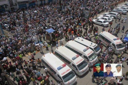 تشييع جثامين اثنين من الطيارين بعدن غداً الجمعة