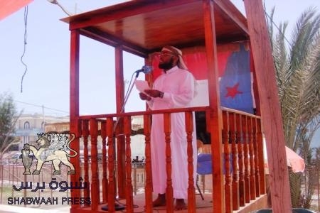 خطيب ساحة الحرية بالشحر الشيخ بارفعه تصفية الكوادر الجنوبية عملية سياسية وأستخبارتية بأمتياز