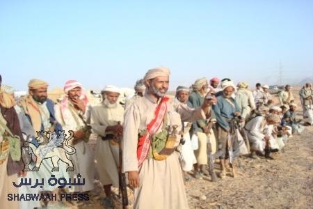 قبائل شمالية وجنوبية تتوجه الى بيحان لوقف القتال بين بلحارث وآل أبو طهيف