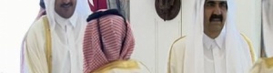 القطريون يبايعون الشيخ تميم أميرا للبلاد
