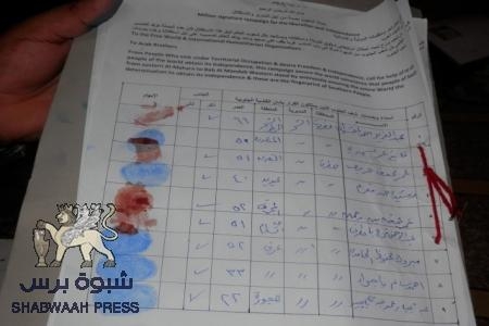 أبناء الشحر: يدشنون حملة المليون بصمة من أجل تحرير واستقلال الجنوب(صور)