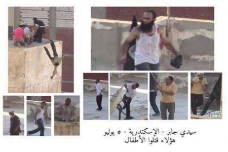 الإخوان المسلمين  يلقون بإطفال خصومهم من على أسطح المبانى