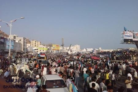 البيان السياسي لمليونية الجنوب بالمكلا ... الاعلان عن اهداف ثورة شعب الجنوب التحررية