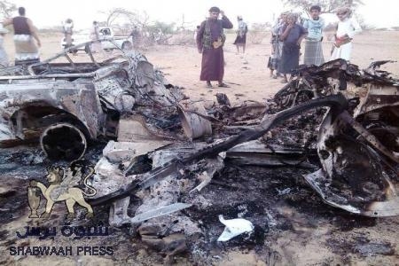 معلومات جديدة ينشرها ‘‘شبوة برس‘‘عن غارة وادي مرخة بمحافظة شبوة فجر اليوم
