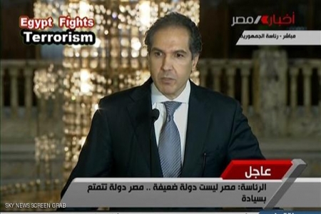 الرئاسة المصرية: نحن نواجه إرهابا منظما