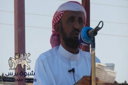 خطبتي وصلاة الجمعة بمخيم الشهيدين العامري والحبشي - عتق شبوة