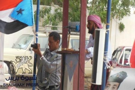 جمعة اللحمة الجنوبية ورفض حوار صنعاء ومخرجاته في خطبتي الجمعة بمخيم الشهيدين بشبوة