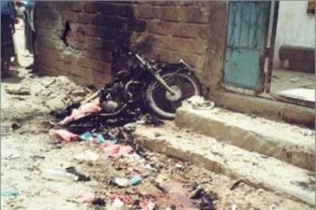 مقتل ارهابي في انفجار دراجة مفخخة بمأرب