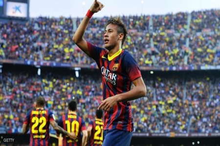 برشلونة يهزم الريال بهدفي نيمار وسانشيز