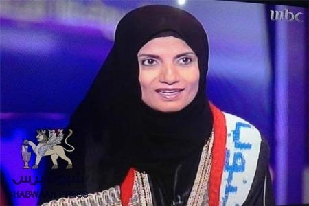 ناشطة جنوبية على شاشة قناة الـ ( MBC) ترتدي شعار الجنوب وتتهم الشمال بانتهاك حقوق المرأة