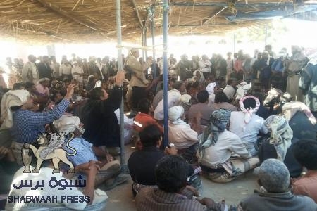 بيان قبائل شبوه : الصلح لمدة عامل وإمهال الشماليين 4 أيام لمغادرة شبوه