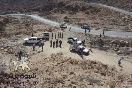 قبائل سيبان تقيم نقاط أمنية في عقبة عبدالله غريب