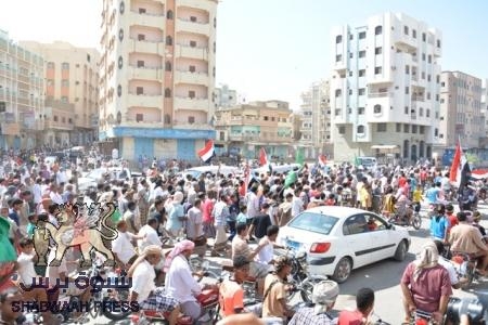 مسيرة حاشدة بالمكلا في أول أيام أسبوع العزة والكرامة