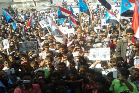 مهرجان الاسير الجنوبي بردفان يؤكد على خيار المقاومة وطرد القوات العسكرية من المنطقة.