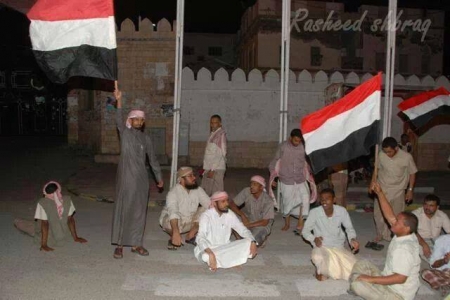 جبهة نصرة المظلوم بحضرموت لتنظيم جهاد جزيرة العرب والاصلاح يفشلون في اقامة حفل تأييد مخرجات الحوار.