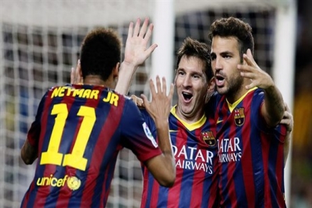 برشلونه يستعيد صدارة الدوري الاسباني