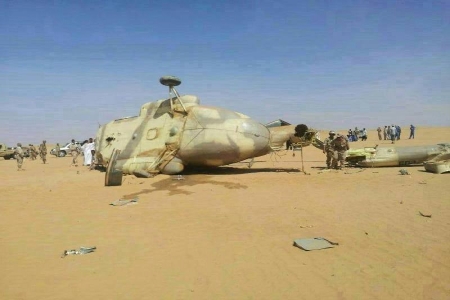 سقوط مروحية تابعة لشركة نفطية في شبوه ونجاة ركابها ( تصحيح)