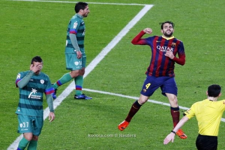 برشلونة يكتسح ليفانتي بالبدلاء ويؤكد تأهله لقبل نهائي كأس أسبانيا