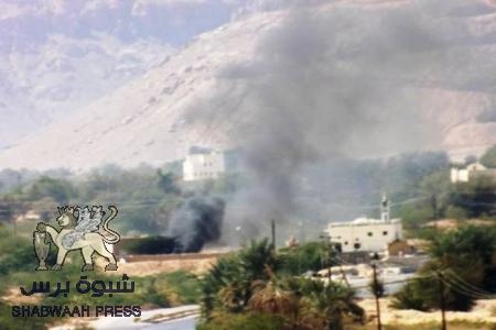 تبادل لاطلاق النار في نقطة القارة العسكرية غرب مدينة شبام