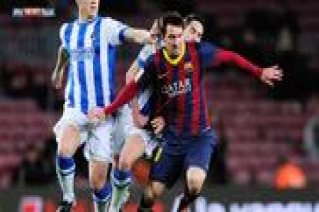 برشلونة يضع قدما بنهائي كأس الملك