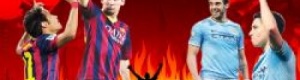 مانشستر سيتي &times; برشلونة.. حرب النجوم