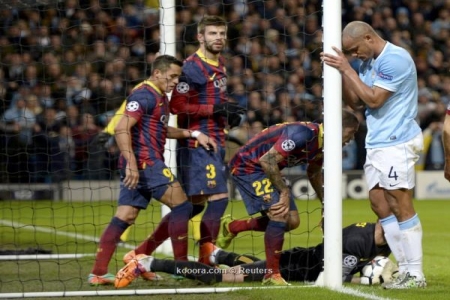 برشلونة الكبير يقهر كبرياء السيتي في مانشستر .. ويتأهل عملياً لدور الثمانية بالشامبيونز ليج