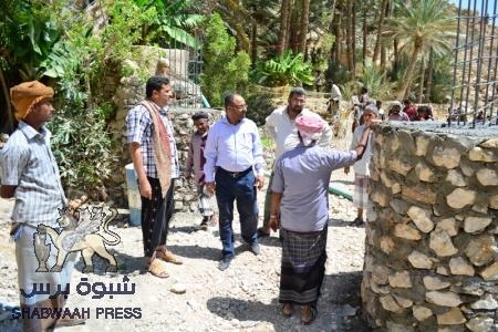انشاء برك مائية وصيانة وتأهيل قنوات الري بقرى رغدون العليا والمناطق المجاورة لها بمديرية الريدة وقصيعر