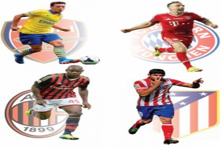 أرسنال وميلان يخشيان ضيافة البايرن وأتلتيكو