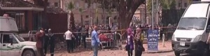قتيل وجرحى بانفجارات أمام جامعة القاهرة