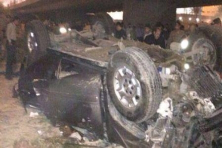 وفاة امرأة بعد سقوط سيارة من فوق جسر بالرياض اليوم