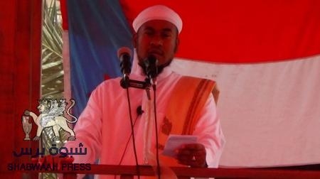 جمعة معاً لإفشال مخرجات الحوار اليمني الشيخ اسامة سالمين موفق ساحة الحرية والإستقلال بمدينة الشحر