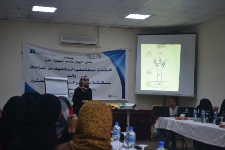ملتقى الاجيال للتنمية الشبابية ينظم ورشة عمل لتخفيف النزعات للمشاريع المتعثرة بعدن
