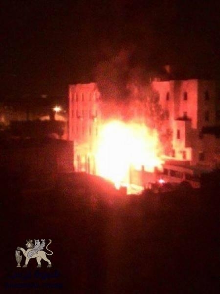 حريق يأتي على وزارة التخطيط وشبهة علاقة لأهل الفساد