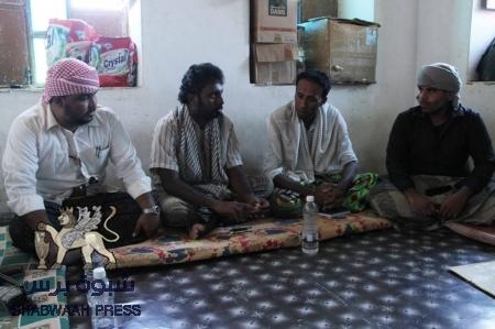 مندوبوا رابطة خريجي أبناء حضرموت تلتقي برئيس حلف قبائل حضرموت