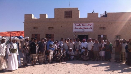 وفد من قبيلة نهد يزور قيادة الحلف في وادي نحب