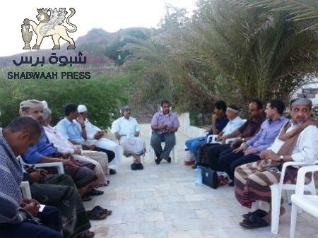 رئيس تاج الجنوب العربي يلتقي بالشيخ صالح بن فريد العولقي بعدن