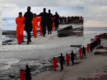 مفاجأة مدوية في مقطع ‘‘ذبح المصريين‘‘: منفذو الاعدام أجانب لا يجيدون العربية (فيديو)