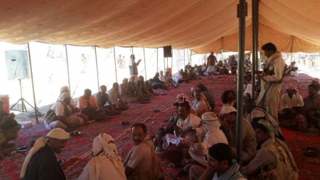 قبائل بني مرة بوادي عمد تشارك في أجتماع وادي نحب و تؤيد مخرجاته مؤكده دعمها له