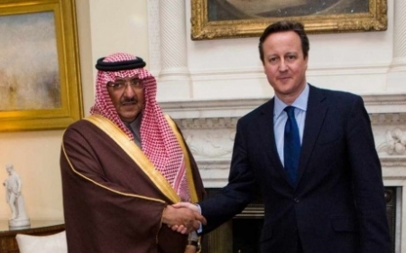 محمد بن نايف يبحث وكاميرون الأوضاع في اليمن والمنطقة