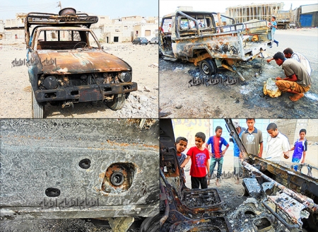 تقرير : تفاصيل إحراق جنود الجيش ونهب أموال البريد بلحج