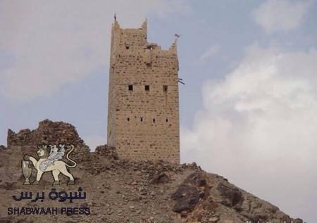 في خطوة داعشية خطيرة : ثأرات شبوه تقضي على حصن ‘‘نجد مرقد‘‘ الأثري