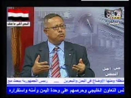 محافظ عدن : الحوثيون وهادي يدركون أن الحل في اليمن سياسي وليس عسكريا