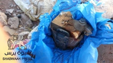 العثور على عبوة ناسفة‎ بجوار ملعب للاطفال في عتق