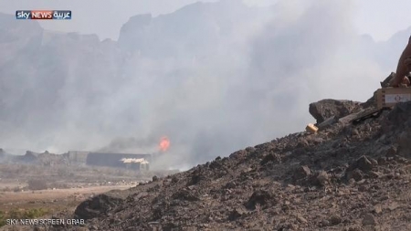 التحالف العربي يجدد القصف على جنوبي اليمن