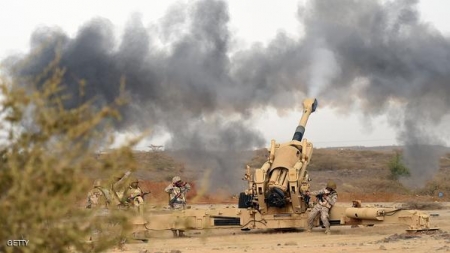 قصف مدفعي على الحوثيين في صعدة